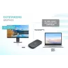 i-tec Thunderbolt 3/USB-C estação de acoplamento Dual-4K + cabo USB-C para DisplayPort (1,5 m) + fonte de alimentação 60 W