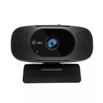 Webcam i-tec SOLOMON 300 4K, USB, 3840×2160, 8,29 MP, suporte de fixação, preto