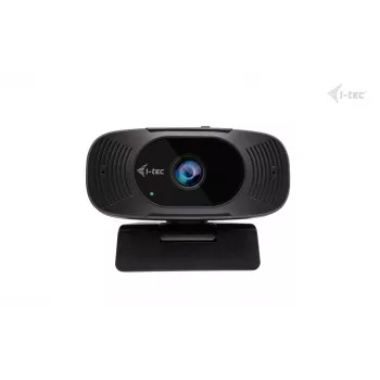 Webcam i-tec SOLOMON 300 4K, USB, 3840×2160, 8,29 MP, suporte de fixação, preto