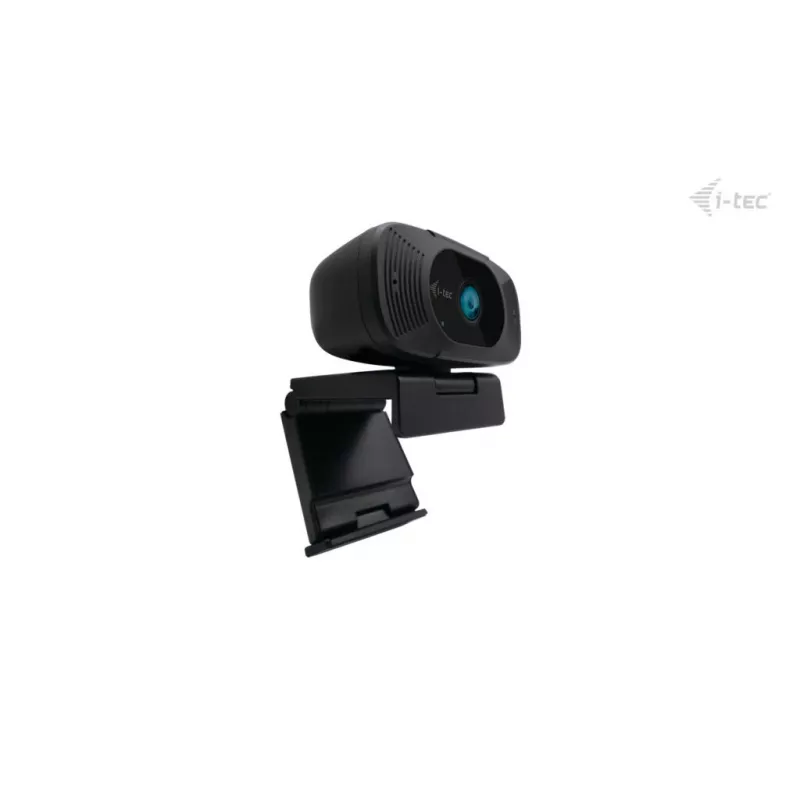 Webcam i-tec SOLOMON 300 4K, USB, 3840×2160, 8,29 MP, suporte de fixação, preto