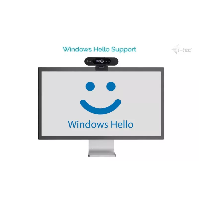 i-tec SOLOMON WH200 2K Webcam Windows Hello, 4 MP, 2560 x 1440 píxeis, 2K Ultra HD, 60 fps, 1920x1080@30fps, 1280x720@30fps, 2560x1440@30fps, Auto