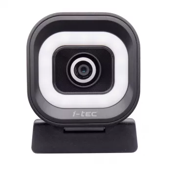 Webcam ITEC i-tec SOLOMON 700 STREAM 4K com 3840x2160@60fps, 8,29 MP, USB-C, rosca de tripé de 1/4 polegadas