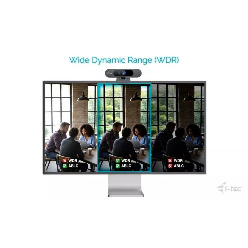 Webcam ITEC SOLOMON PRO 900 4K, 3840×2160, 8,29 MP, USB, suporte de fixação, preto