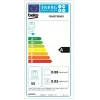 Fogão independente BEKO FSM57300GX — placa vitrocerâmica 4 zonas, forno elétrico, aço inoxidável, 50 cm
