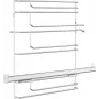Beko 4480100203 corrediça telescópica para forno, 1 nível, prateado