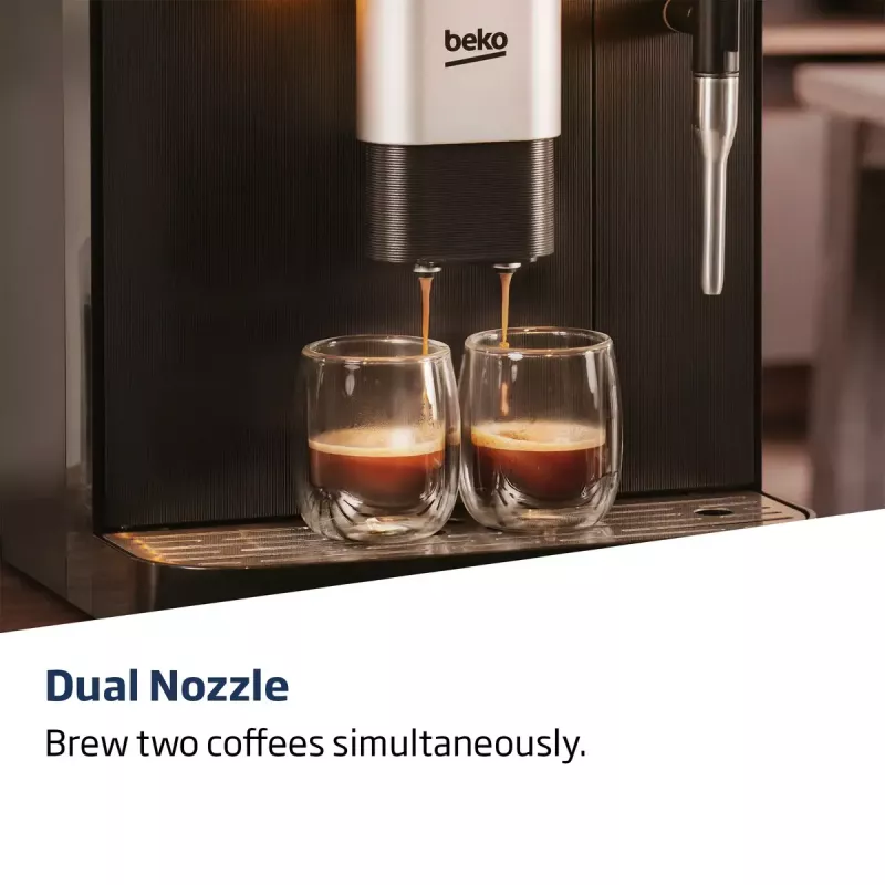 Beko CEG7302B CaffeExperto máquina de café automática com lança de vapor