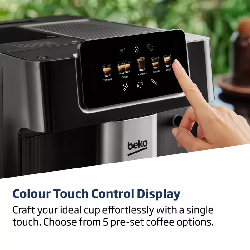 Beko CEG7302B CaffeExperto máquina de café automática com lança de vapor