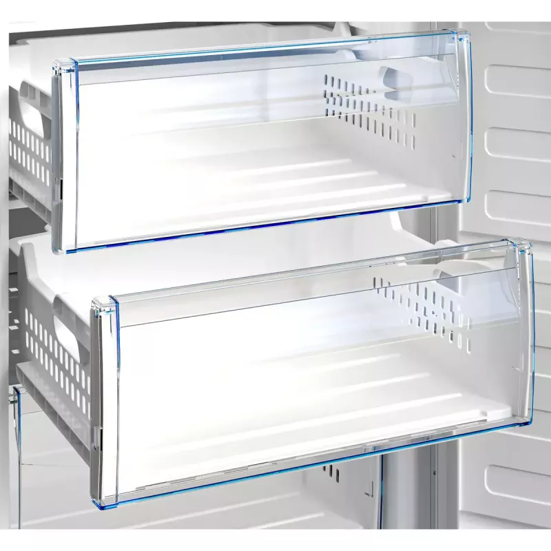 Congelador Beko RFSA240M41WN — 215 L, branco, Fast Freeze, porta reversível
