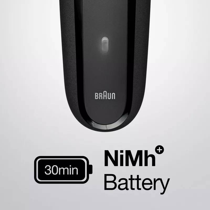Braun Series 3 300BT máquina de barbear de lâmina sem fios para uso húmido e seco com aparador