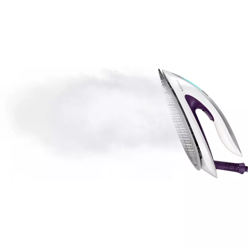 Central de engomar a vapor Philips GC9660/30 — depósito de água de 1,8 l, pressão de 7,5 bar, golpe de vapor de 520 g/min, base de engomar T-ionicGlide