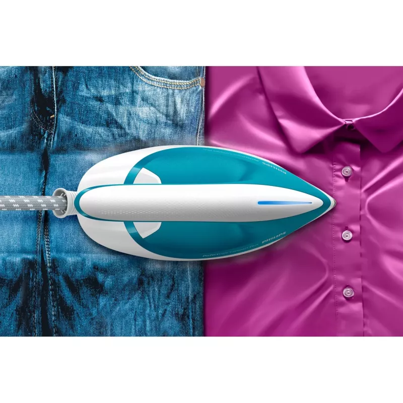 Central de engomar a vapor Philips GC7920/20 2400 W 1,5 L base de engomar SteamGlide cor Aqua