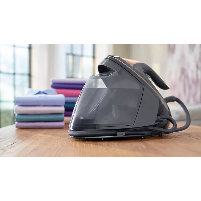 Central de engomar a vapor Philips PSG9040/80 3100 W 1,8 L base de engomar SteamGlide Elite preta
