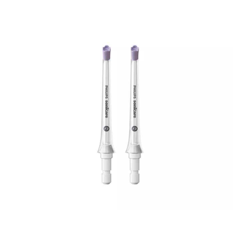 Philips Sonicare Power Flosser HX3062/00 embalagem de 2 acessórios para irrigador oral F3 Quad Stream