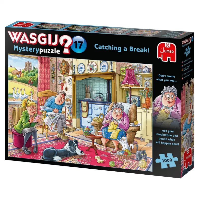 Puzzle Wasgij Mystery 17 1000 peças Jumbo Comics