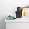 Balde do lixo Brabantia 209888 preto plástico 139x188x174 mm