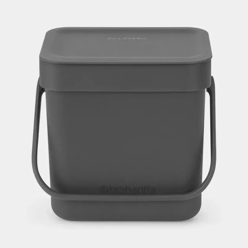 Balde do lixo Brabantia 209888 preto plástico 139x188x174 mm