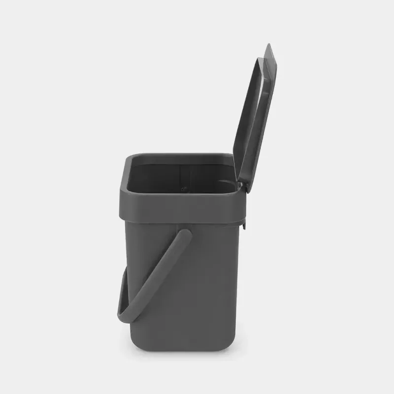 Balde do lixo Brabantia 209888 preto plástico 139x188x174 mm