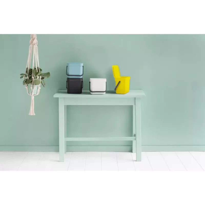 Balde do lixo Brabantia 209888 preto plástico 139x188x174 mm