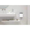 Balde do lixo Brabantia Bo 4 L retangular aço preto branco