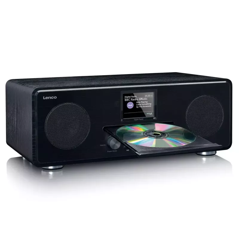 Rádio Internet Lenco DAR-061 analógico e digital DAB+ FM 20W