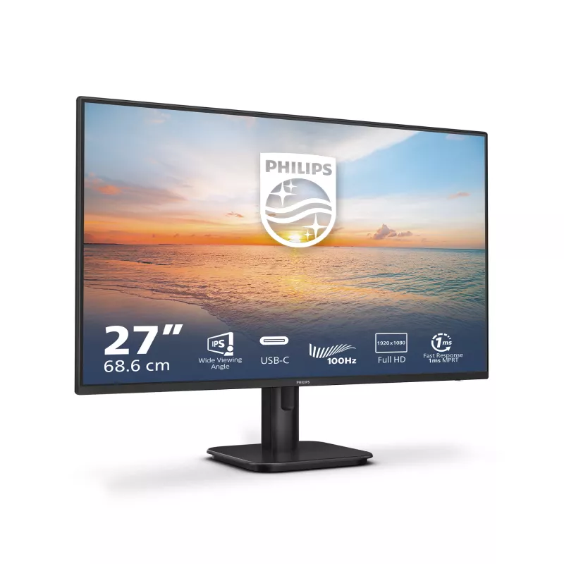 Monitor de computador Philips 1000 series 27E1N1300A/00 68,6 cm (27 polegadas) 1920 x 1080 píxeis Full HD LCD preto