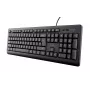 Teclado Trust TK-150 universal USB QWERTY preto