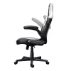 Cadeira gaming universal Trust GXT 703W RIYE preto branco 140 kg