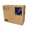 Cadeira gaming universal Trust GXT 703W RIYE preto branco 140 kg