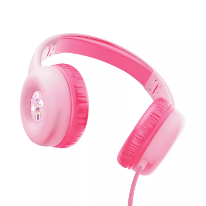 Headset Trust Nouna com fios headset head-band chamadas/música rosa