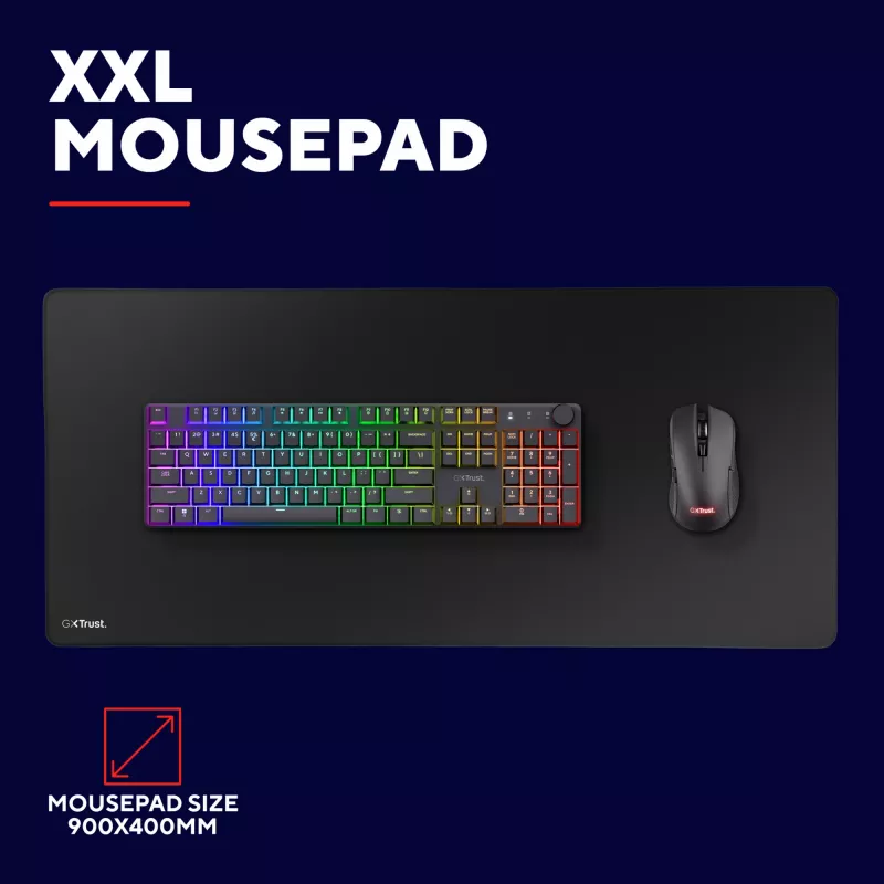 Tapete de rato gaming Trust GXT 759 preto