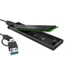Caixa SSD TRUST 25806 preta para M.2, unidade única, até 4 TB, USB Type-C 10 Gbit/s (USB 3.2 Gen 2)