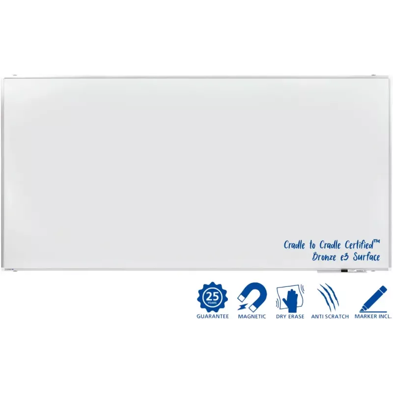 Quadro branco Legamaster PREMIUM PLUS 120x240cm esmalte montagem fixa