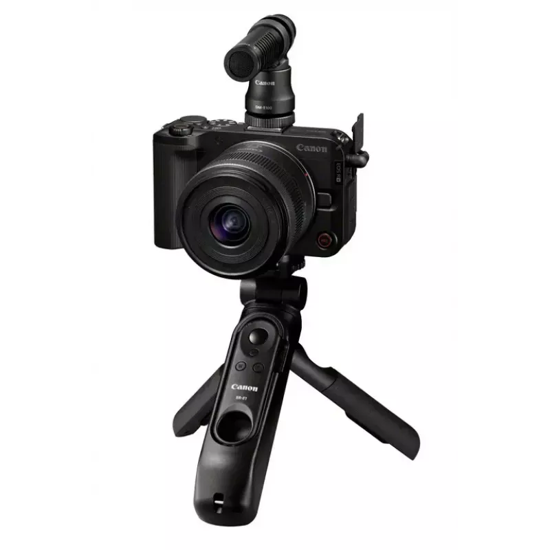 Canon EOS R50 V + RF-S 14-30mm F4-6.3 IS STM PZ Creator Kit MILC 24.2 MP CMOS 6000 x 4000 píxeis preto