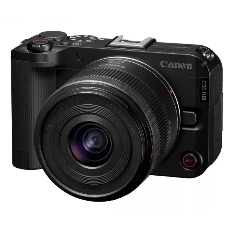 Canon EOS R50 V + RF-S 14-30mm F4-6.3 IS STM PZ Creator Kit MILC 24.2 MP CMOS 6000 x 4000 píxeis preto