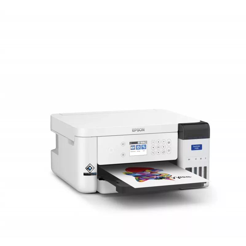 Epson SureColor SC‑F100 Impressora de Grande Formato WLAN Jato de Tinta Cor 600 x 1200 DPI A4 (210 x 297 mm) Ethernet LAN