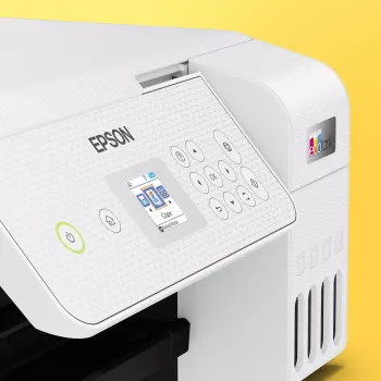 Impressora Multifunções Epson EcoTank L3286 — Jato de Tinta Cor, A4, WLAN, EcoTank recarregável, 5760x1440 DPI, 33 páginas/Min. (P/B), 15 páginas/Min. (Cor)