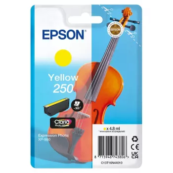 Epson 250 Violin Claria Photo HD Tinteiro 1 unid. Original Amarelo