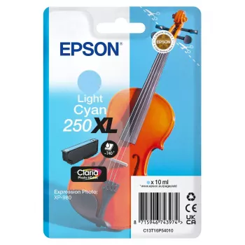 Epson Violin Claria Photo HD Alto (XL) Rendimento Ciano Claro Tinteiro Original, 1 unid., 10 ml