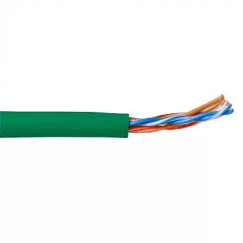 ACT CAT5E U/UTP Cabo de Patch Entrançado Verde 305 m Comprimento do Cabo 305 m
