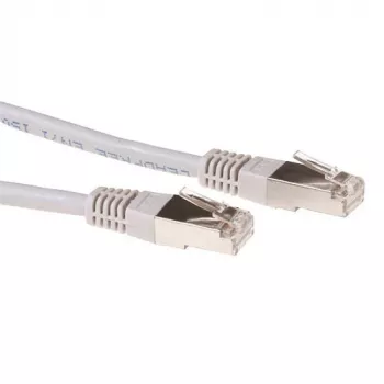 Cabo de rede ACT LSZH SFTP CAT6A 3 m cinzento com fichas RJ45