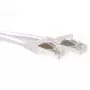 Cabo de rede ACT SFTP CAT6A 7 m branco snagless com fichas RJ45