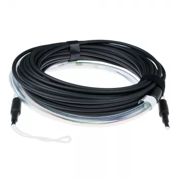 Cabo ACT 100 metros multimodo 50/125 OM3 interior/exterior 4 vias com conectores LC