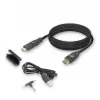 Cabo ótico ativo ACT 30 metros HDMI High Speed 4K com ficha removível v2.0 ficha HDMI-A - ficha HDMI-A