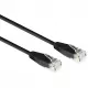 Cabo de rede ACT preto 5,0 metros U/UTP CAT6 com conectores RJ45