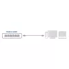 Cabo de rede ACT preto 5,0 metros U/UTP CAT6 com conectores RJ45