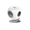Unidade de distribuição de energia ACT AC2430 — 3 tomadas de corrente Type-F, 230 V, 16 A, cabo de 1,5 m, branco