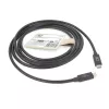 Cabo ACT USB4 20Gbps 240W USB Type-C 2 m preto certificado USB-IF