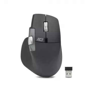 Rato sem fios ACT AC5147, Bluetooth/USB, Silent Click, 4800 DPI, cinzento