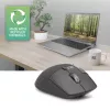 ACT AC5147 rato sem fios, Bluetooth/USB, clique silencioso, 4800 DPI, cinzento