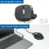 ACT AC5147 rato sem fios, Bluetooth/USB, clique silencioso, 4800 DPI, cinzento